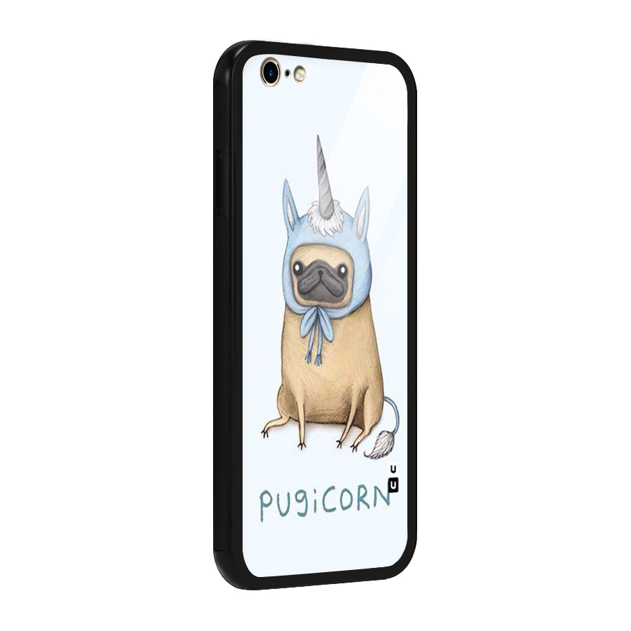 Pugicorn Glass Back Case for iPhone 6 6S