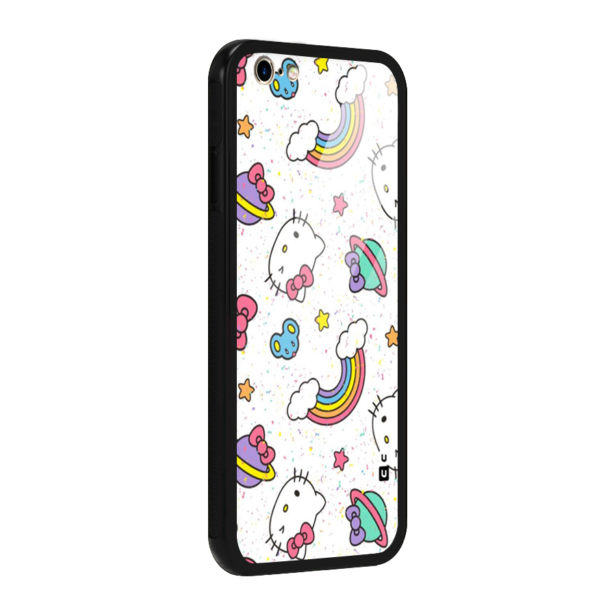 Rainbow Kit Tee Glass Back Case for iPhone 6 6S