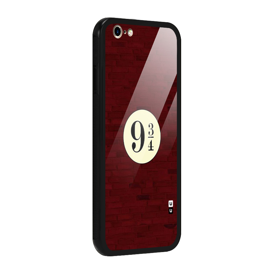 Red Wall Express Glass Back Case for iPhone 6 6S