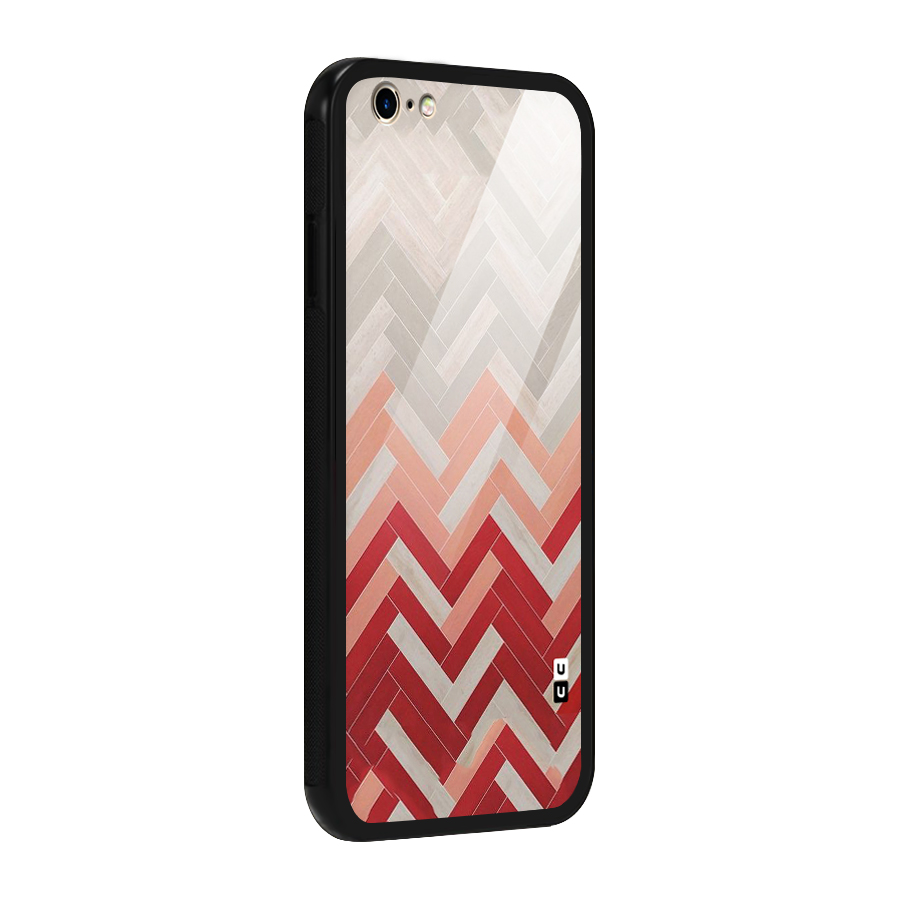 Reds and Greys Glass Back Case for iPhone 6 6S