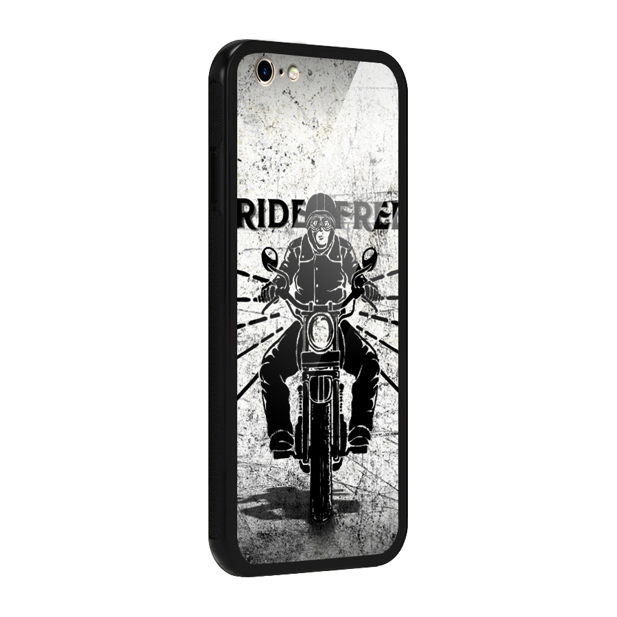Ride Free Glass Back Case for iPhone 6 6S