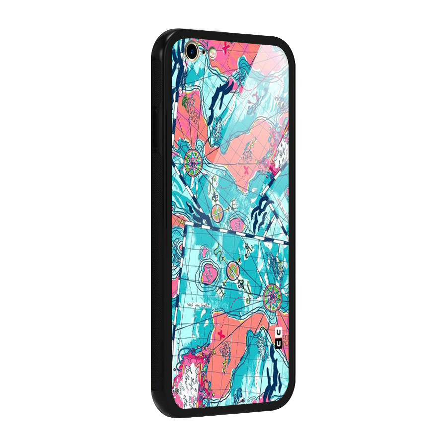 Sea Adventure Glass Back Case for iPhone 6 6S