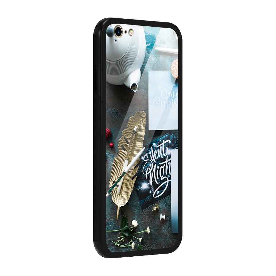Silent Night Celebrations Glass Back Case for iPhone 6 6S