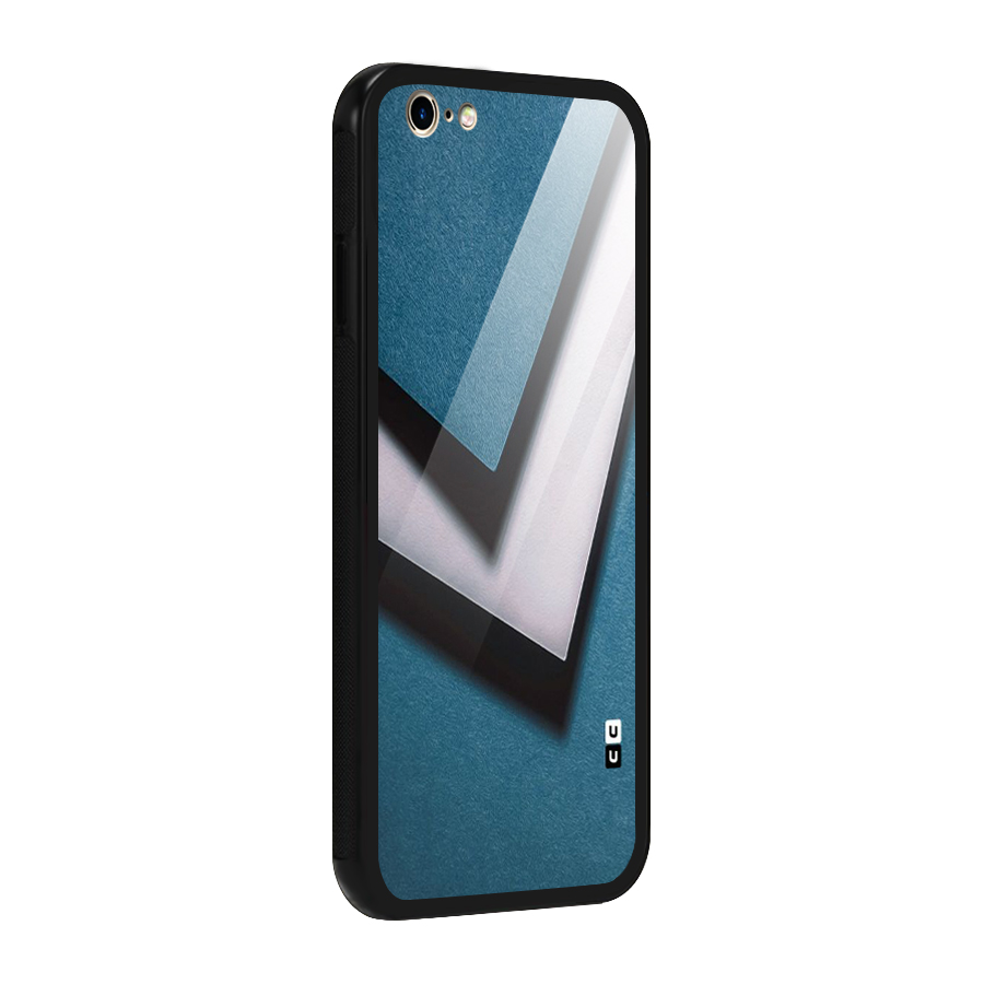 Simple Right Tick Glass Back Case for iPhone 6 6S