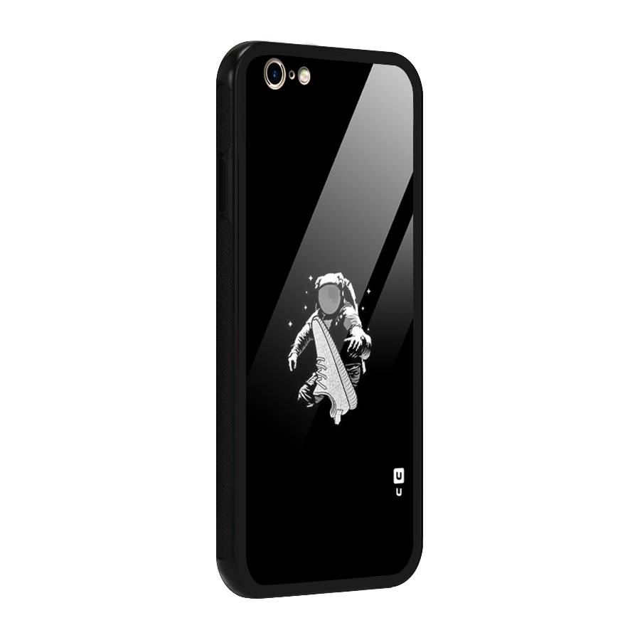 Space Shoe Glass Back Case for iPhone 6 6S