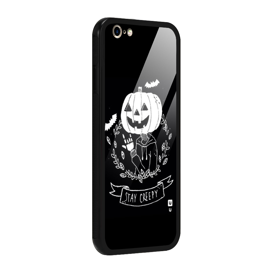 Stay Creepy Glass Back Case for iPhone 6 6S