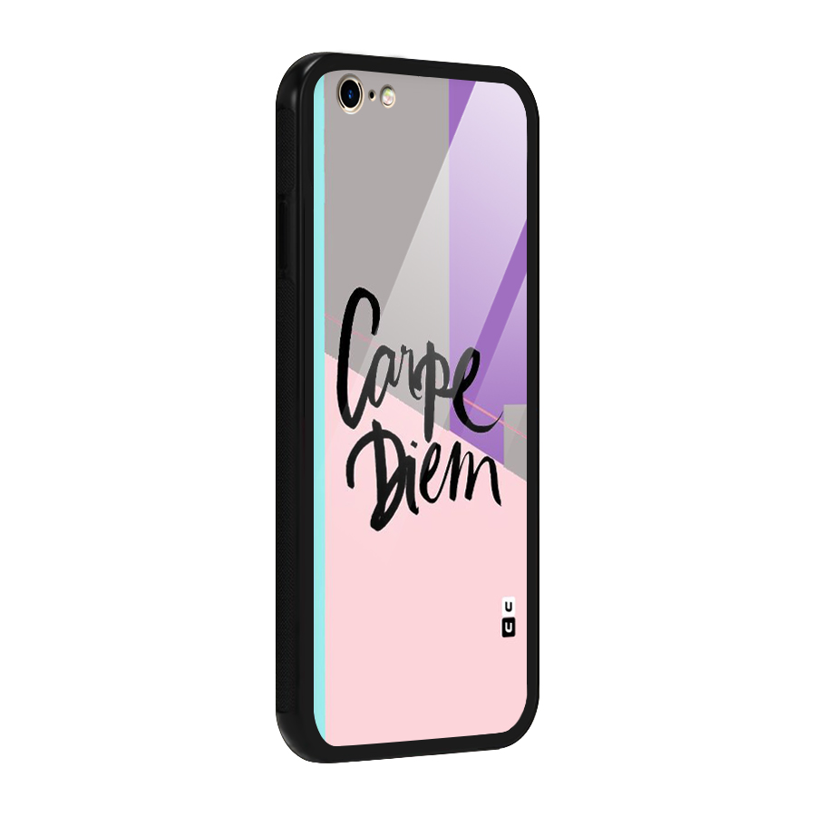 Stripes Black Diem Glass Back Case for iPhone 6 6S