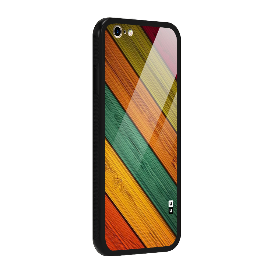 Stripes Classic Design Glass Back Case for iPhone 6 6S