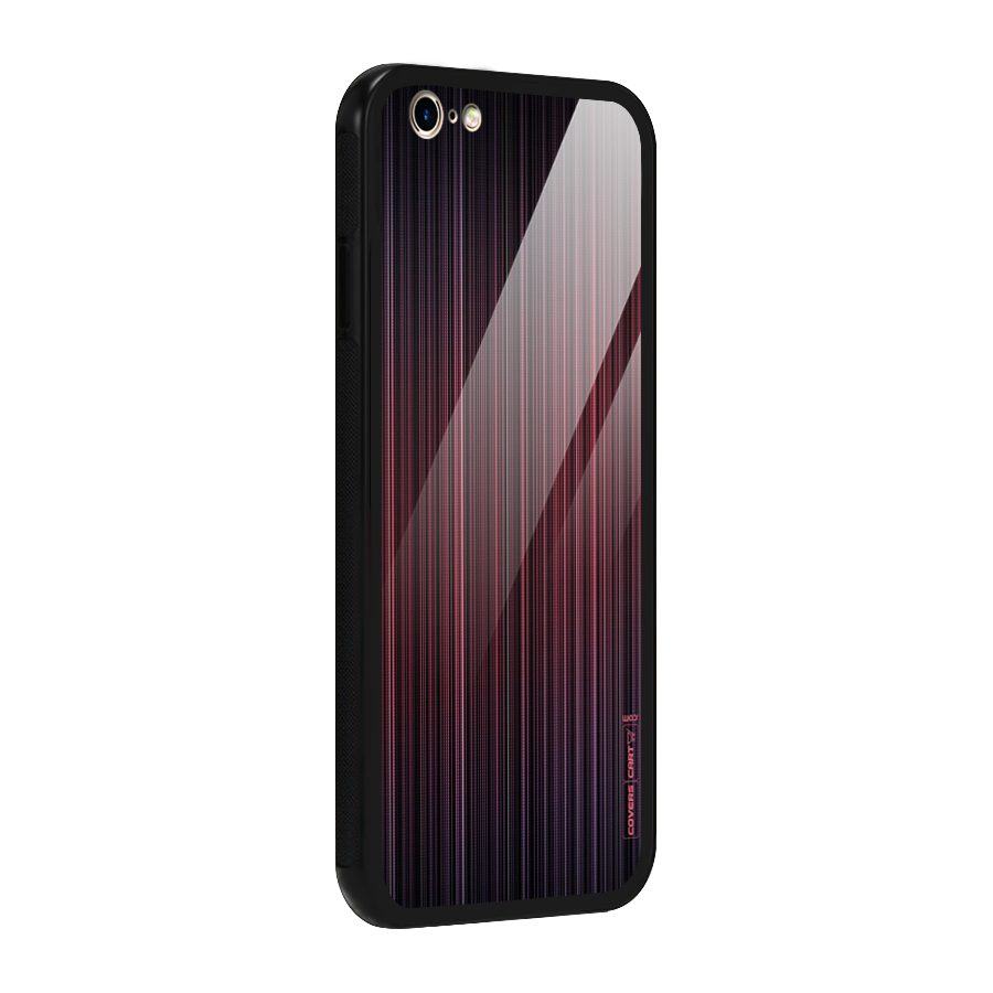 Stripes Gradiant Glass Back Case for iPhone 6 6S