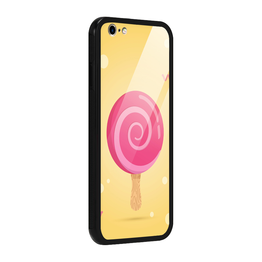 Swirl Ice Cream Glass Back Case for iPhone 6 6S