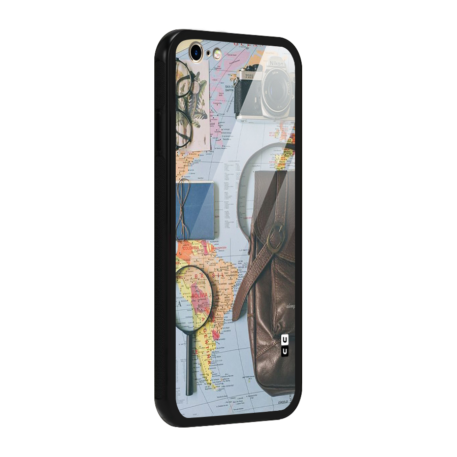 Travel Requisites Glass Back Case for iPhone 6 6S