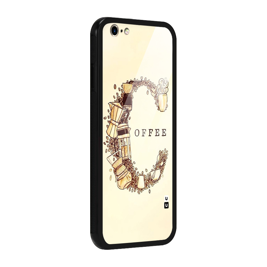 Vintage Coffee Glass Back Case for iPhone 6 6S
