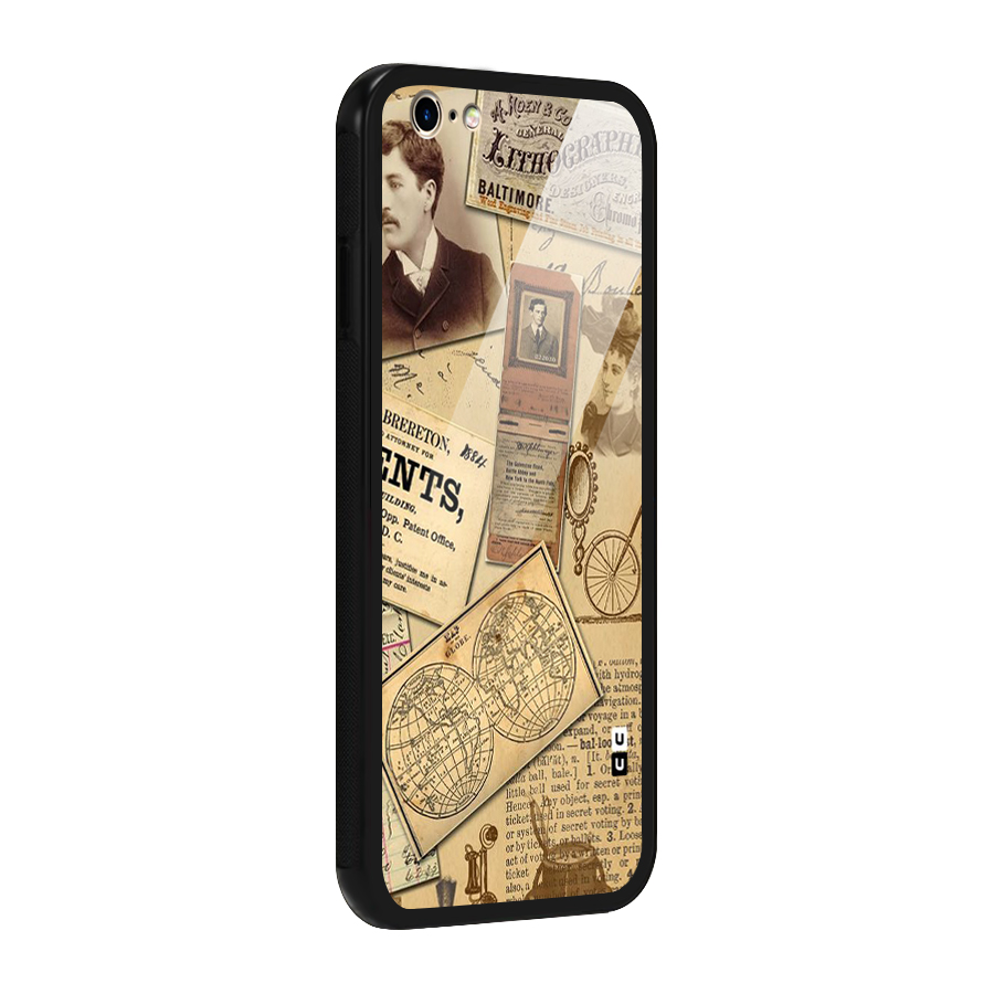 Vintage Memories Glass Back Case for iPhone 6 6S