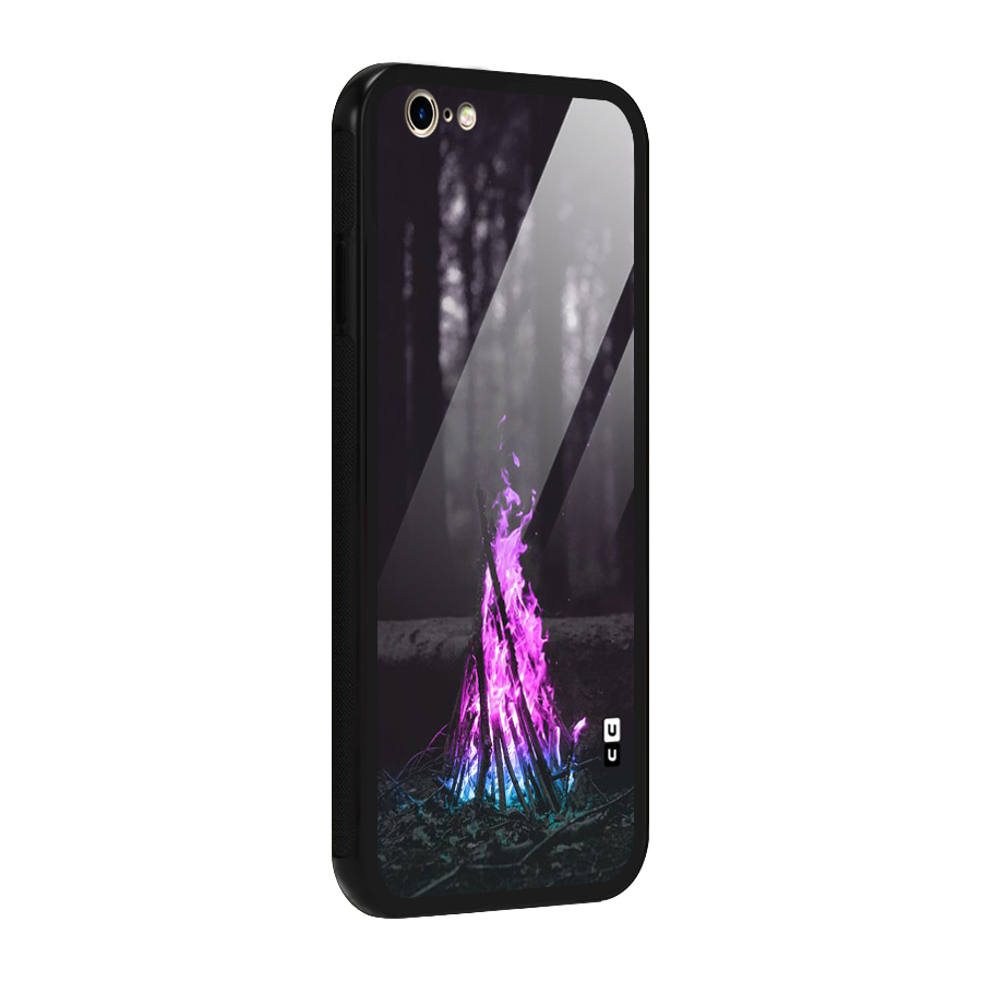 Wild Fire Glass Back Case for iPhone 6 6S
