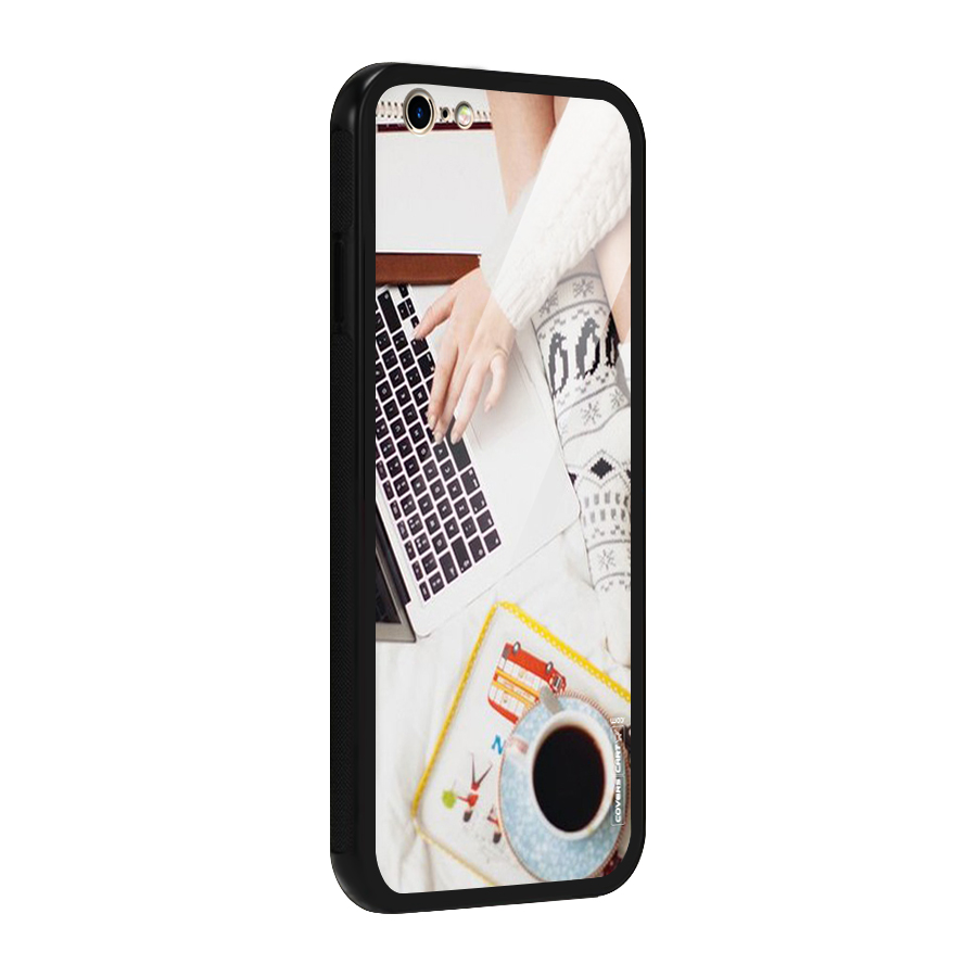 Winter Relaxation Glass Back Case for iPhone 6 6S