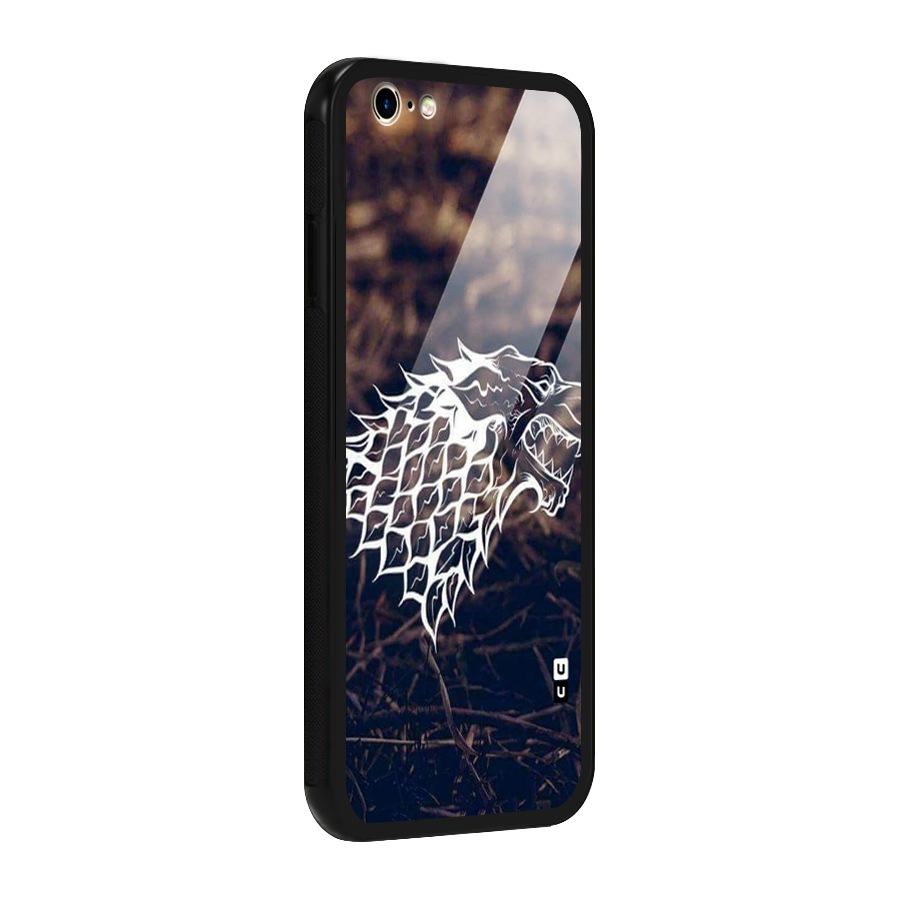 Wolf In White Glass Back Case for iPhone 6 6S