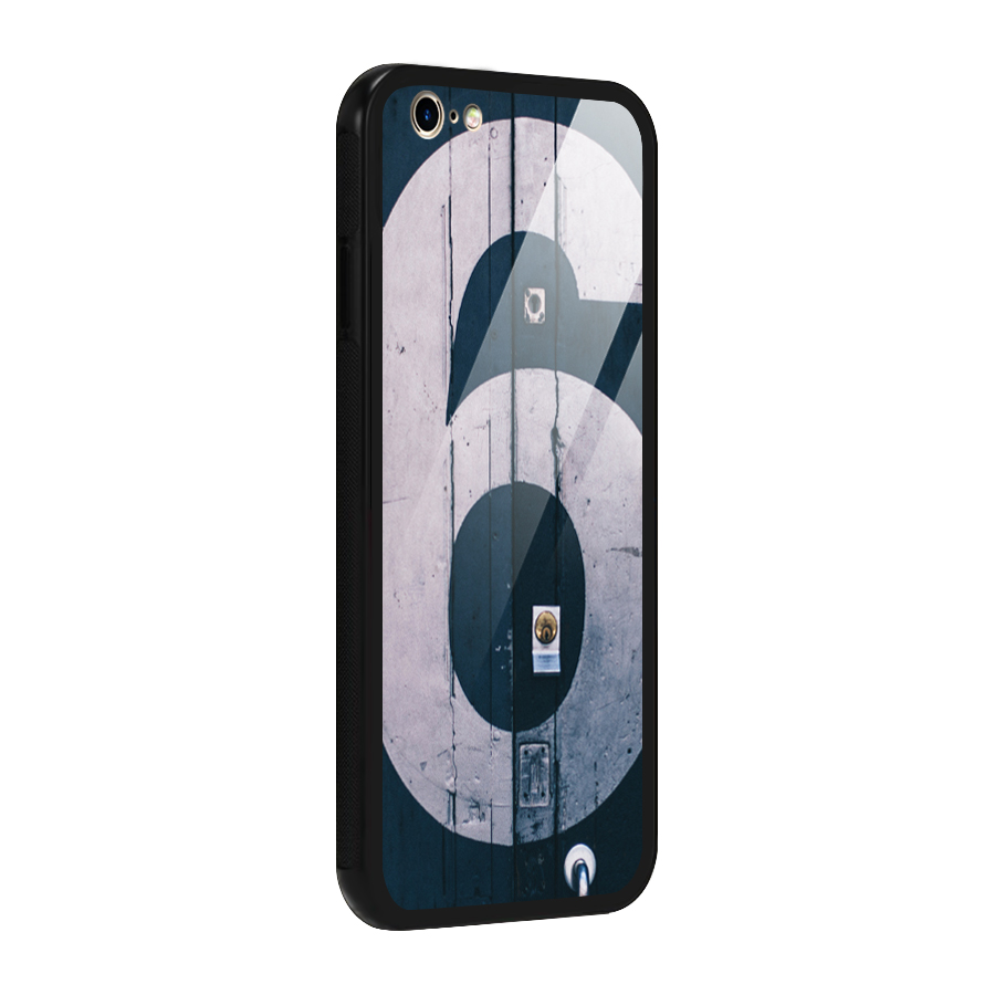 Wooden Six Glass Back Case for iPhone 6 6S