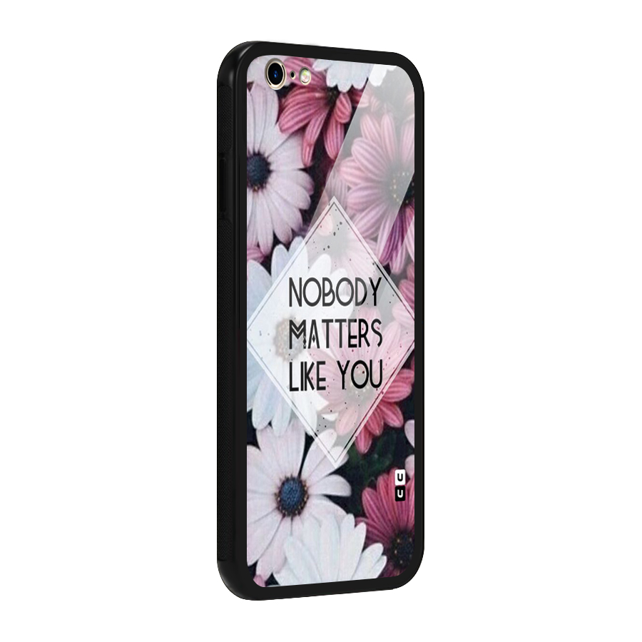 You Matter Glass Back Case for iPhone 6 6S