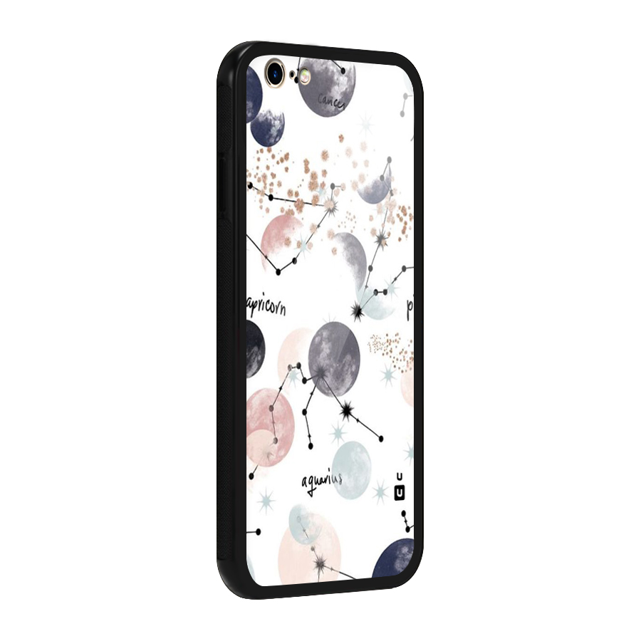 Zodiac Glass Back Case for iPhone 6 6S