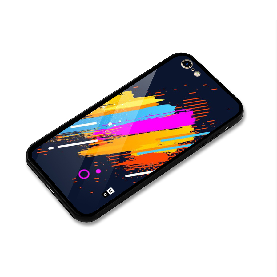 Abstract Shades Glass Back Case for iPhone 6 6S