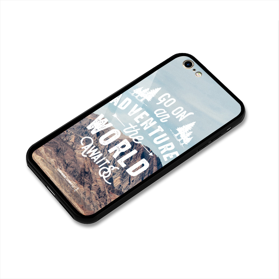Adventure World Glass Back Case for iPhone 6 6S