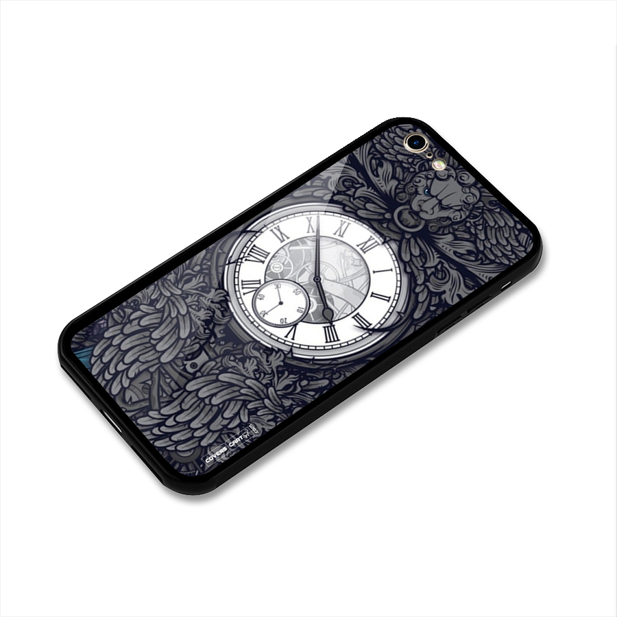 Artsy Wall Clock Glass Back Case for iPhone 6 6S
