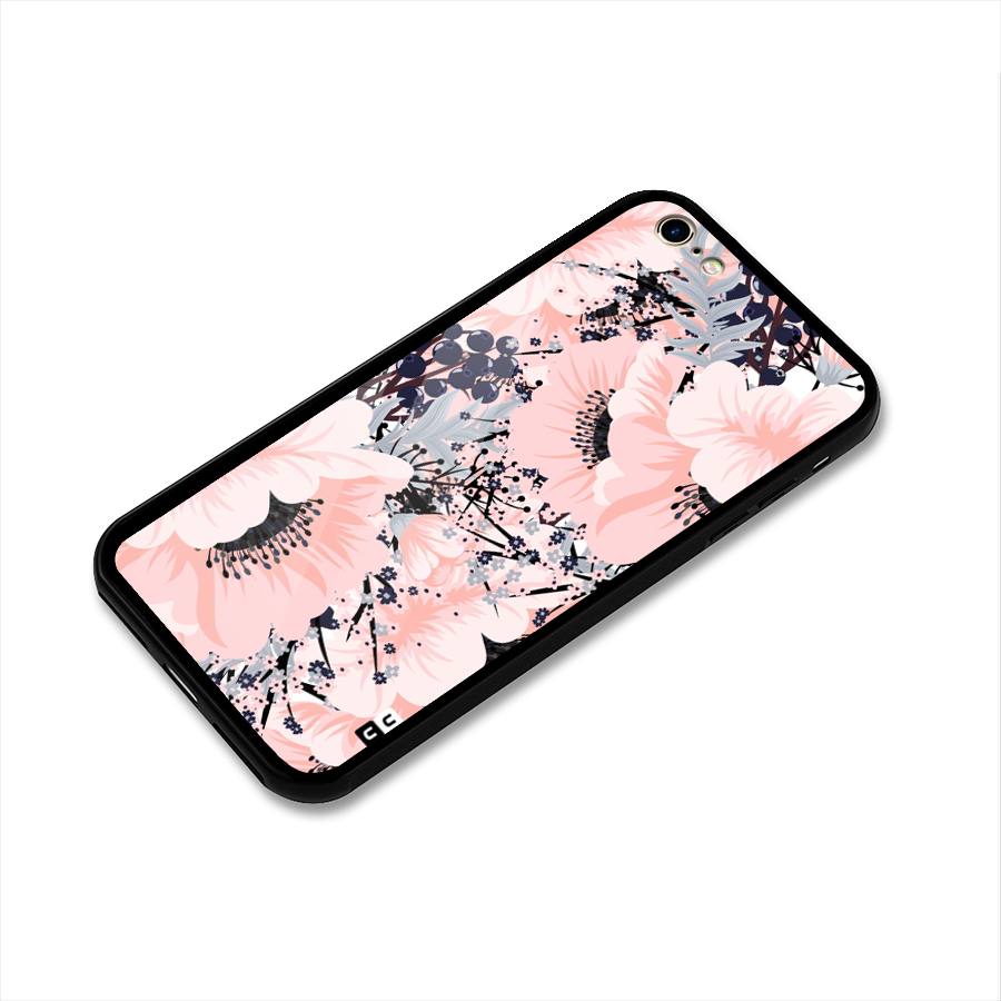 Beautiful Flowers Glass Back Case for iPhone 6 6S