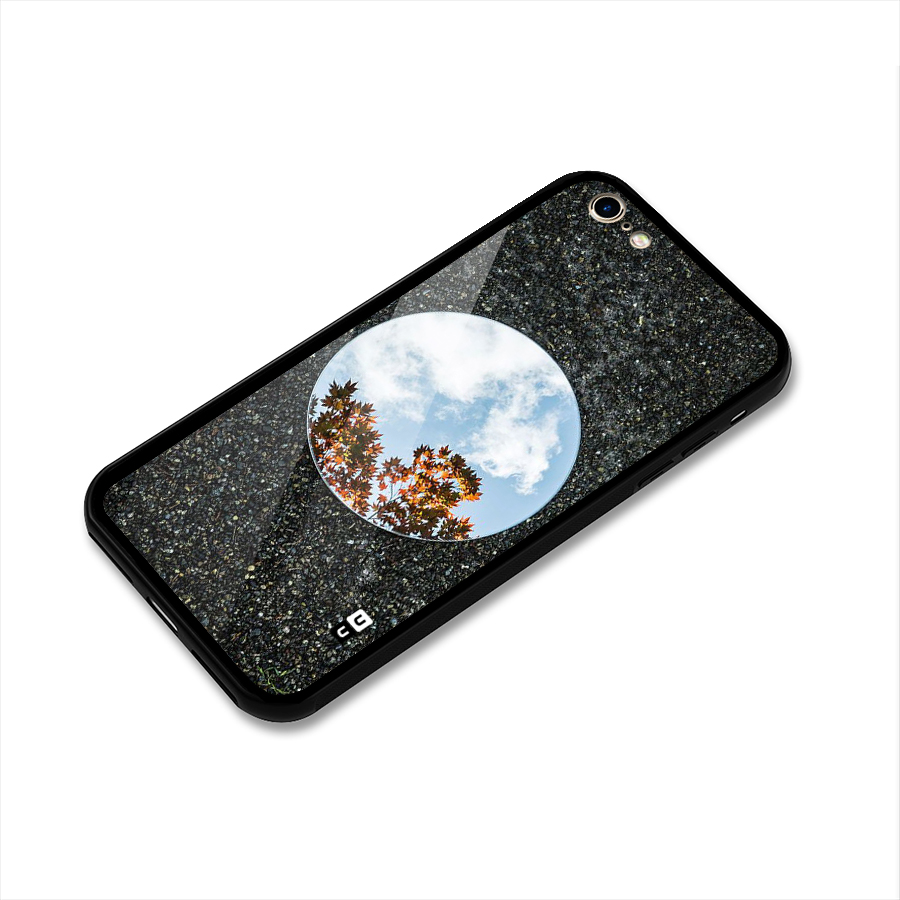 Beautiful Sky Leaves Glass Back Case for iPhone 6 6S