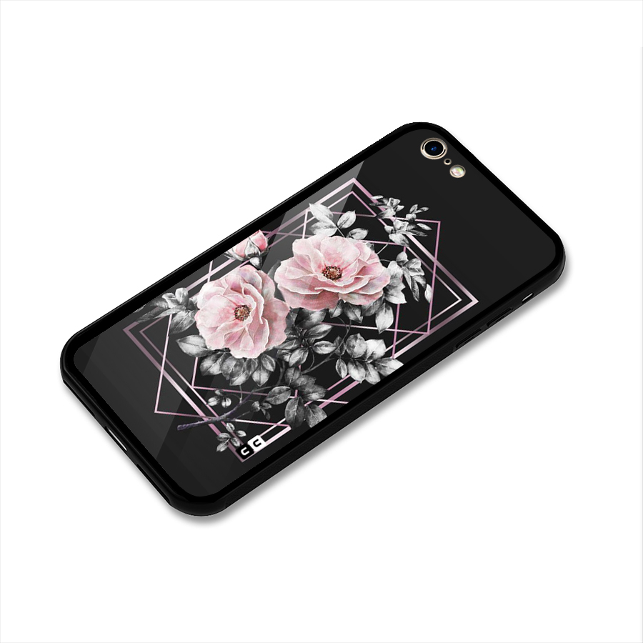 Beguilling Pink Floral Glass Back Case for iPhone 6 6S