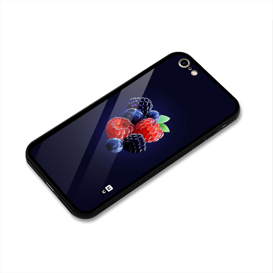 Berry Blast Glass Back Case for iPhone 6 6S