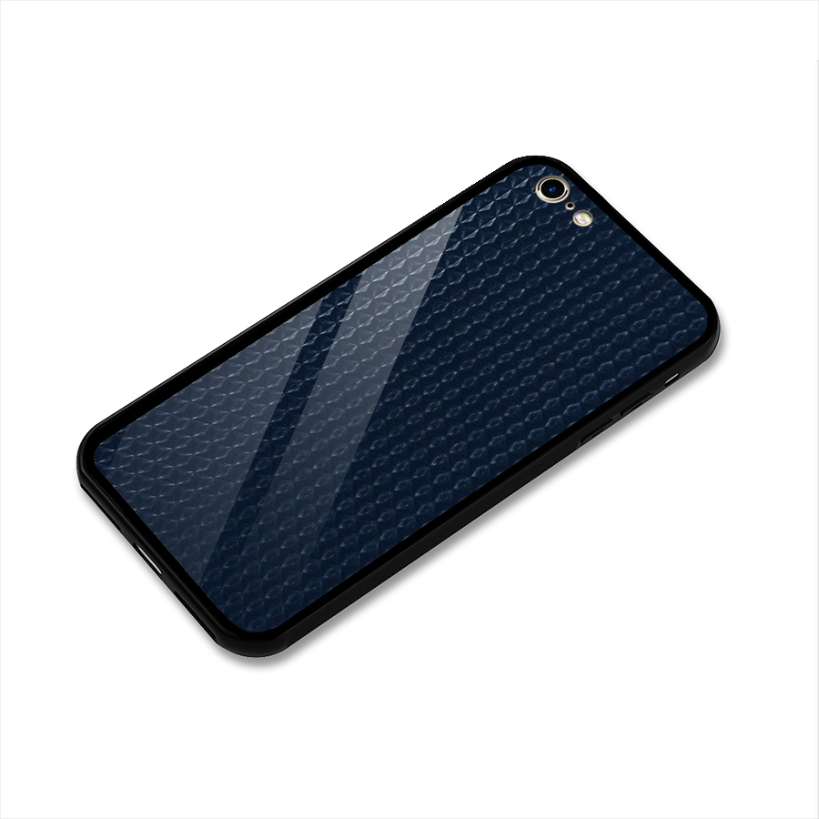 Blue-Pattern Glass Back Case for iPhone 6 6S