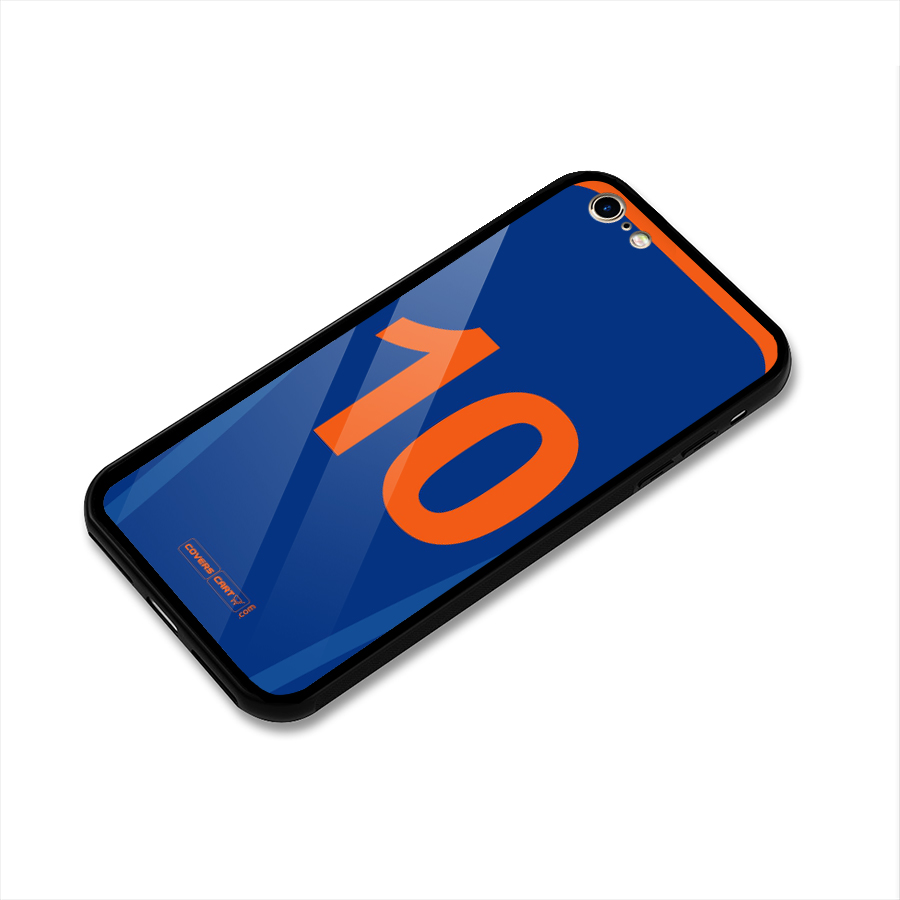 Blue Jersey Glass Back Case for iPhone 6 6S