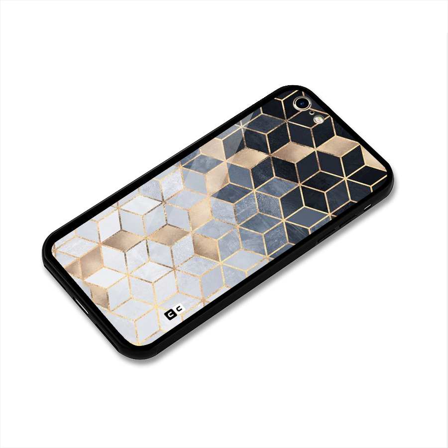 Blues And Golds Glass Back Case for iPhone 6 6S