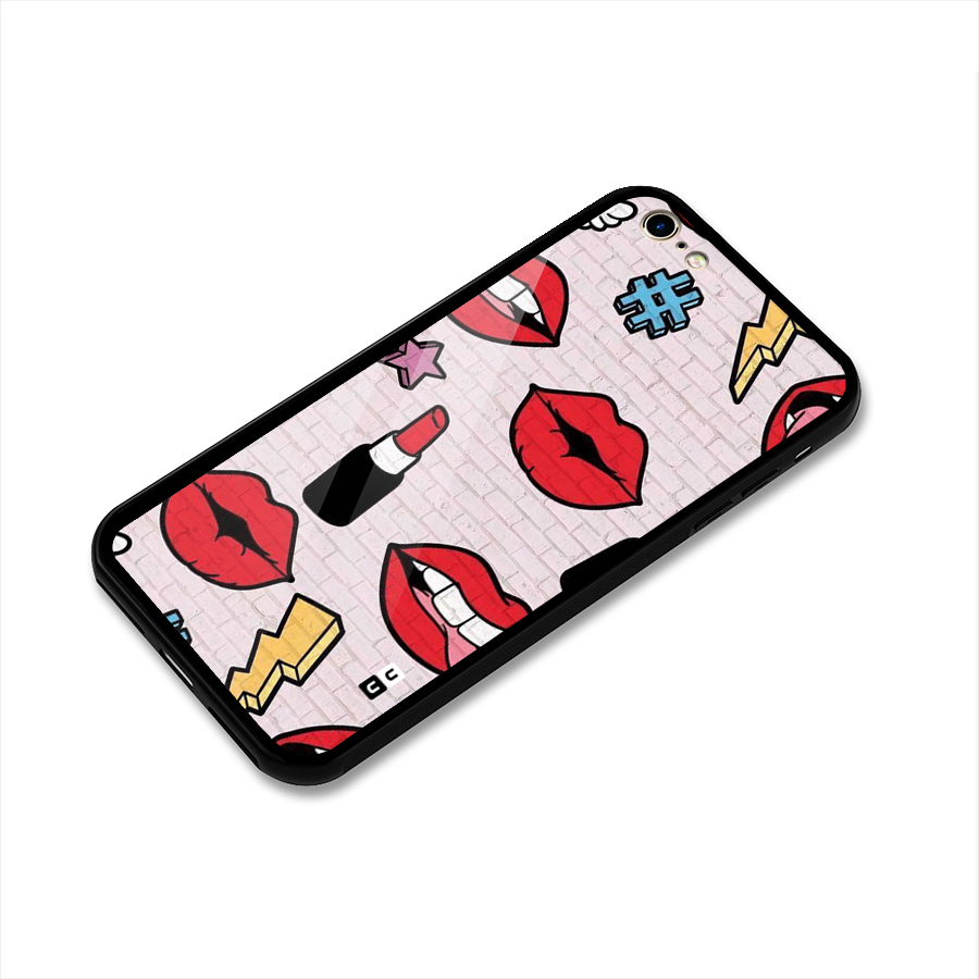 Bold Red Glass Back Case for iPhone 6 6S