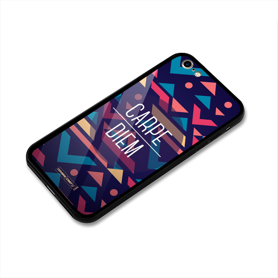 Carpe Diem Glass Back Case for iPhone 6 6S