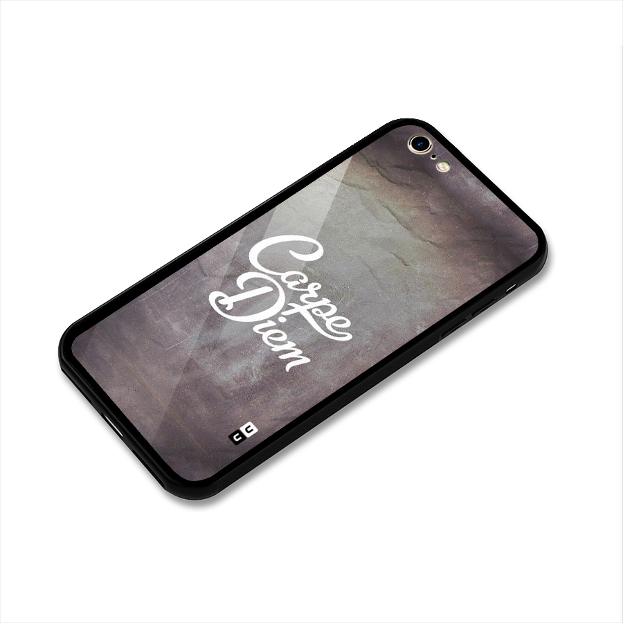Carpe Diem Rugged Glass Back Case for iPhone 6 6S