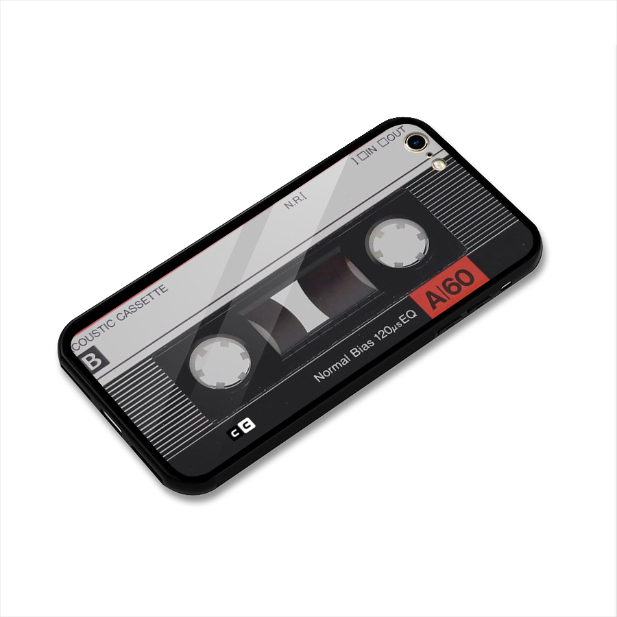 Casette Design Glass Back Case for iPhone 6 6S
