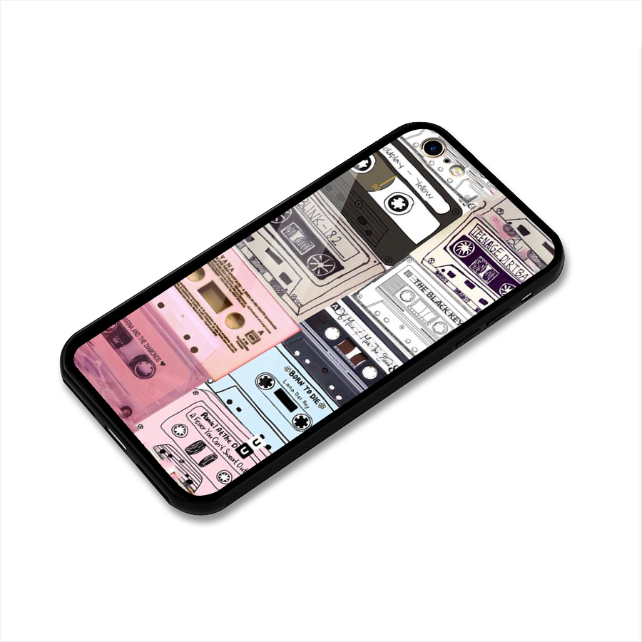 Casette Rolling Glass Back Case for iPhone 6 6S