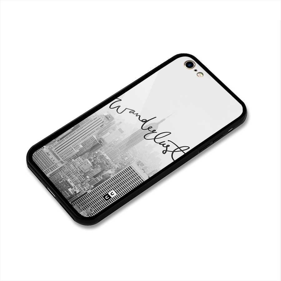 City Wanderlust Monochrome Glass Back Case for iPhone 6 6S