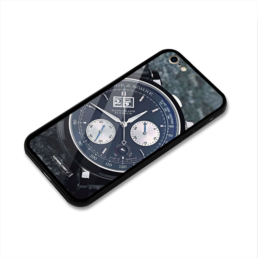 Classic Wrist Watch Glass Back Case for iPhone 6 6S