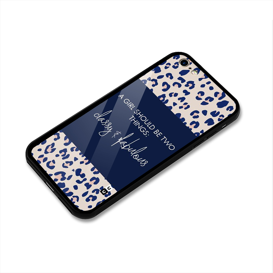 Classy and Fabulous Glass Back Case for iPhone 6 6S