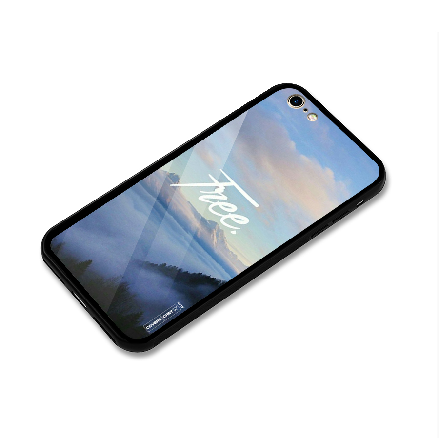 Cloudy Free Glass Back Case for iPhone 6 6S