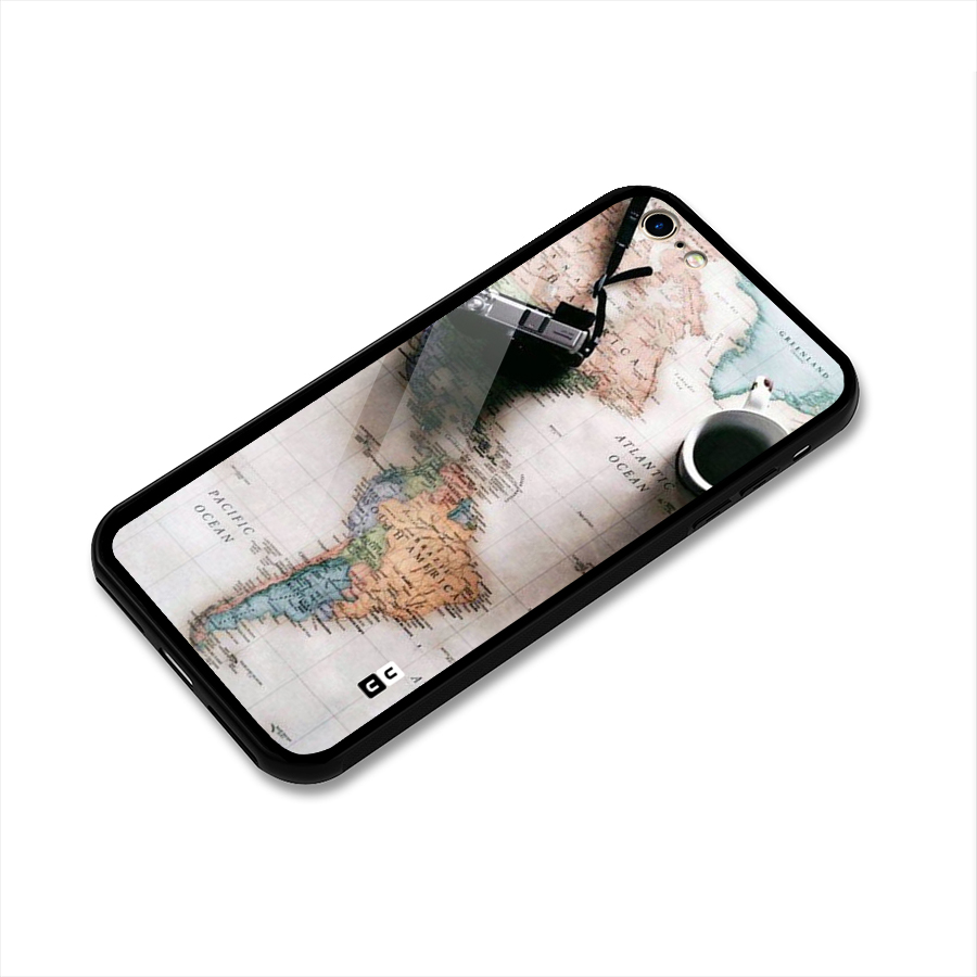 Coffee And Travel Glass Back Case for iPhone 6 6S