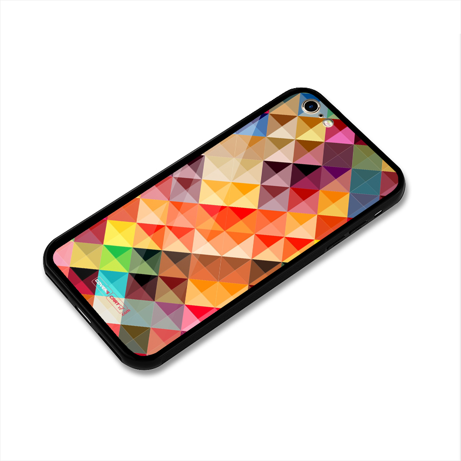 Colorful Cubes Glass Back Case for iPhone 6 6S