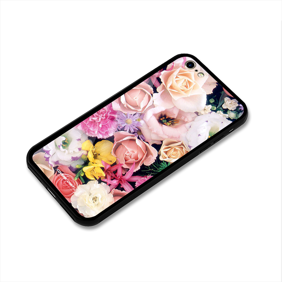 Colorful Roses Glass Back Case for iPhone 6 6S