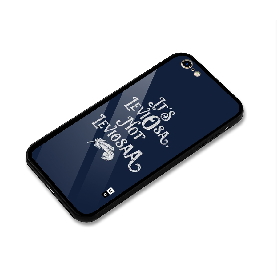 Correction Feather Glass Back Case for iPhone 6 6S