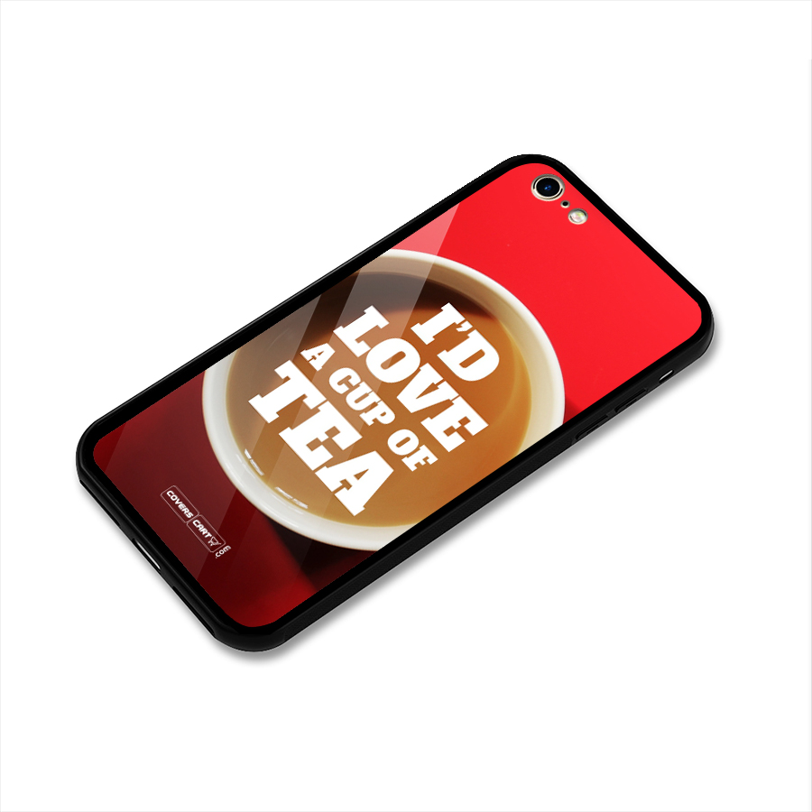 Cup of Tea Glass Back Case for iPhone 6 6S