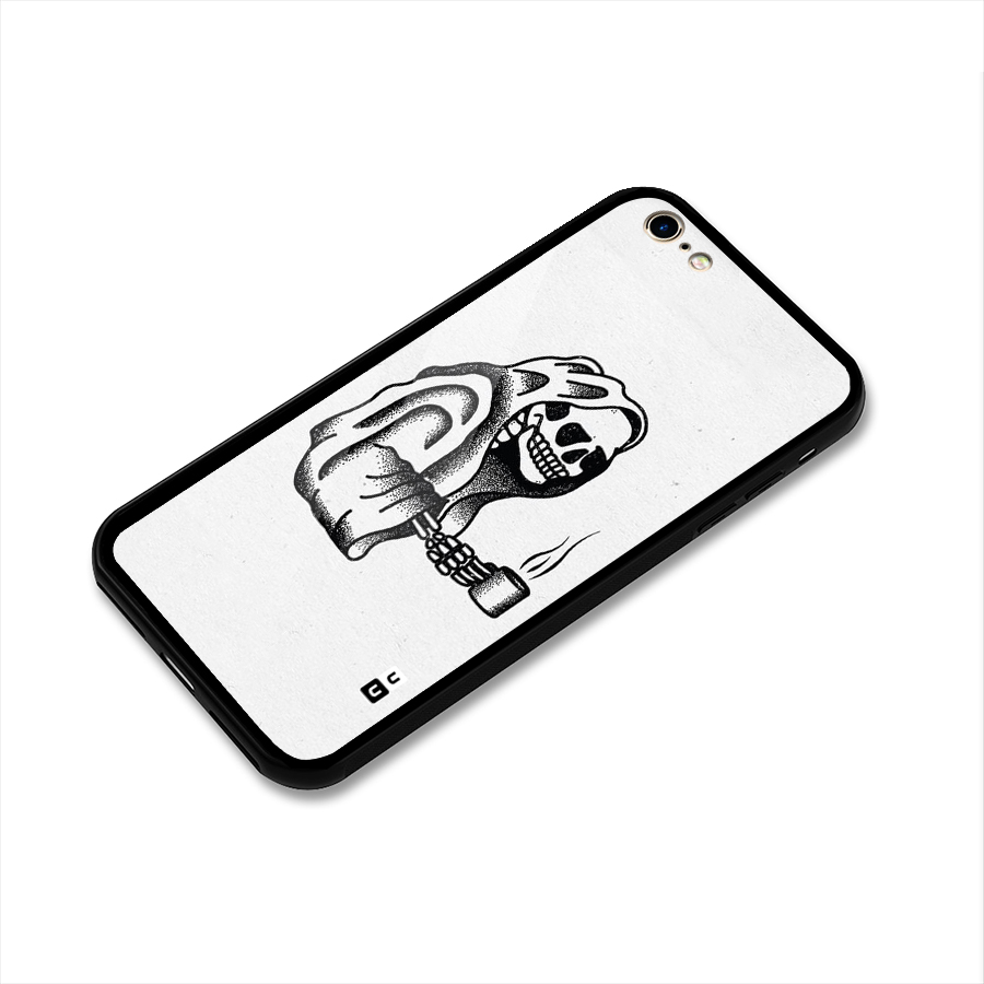 Dead But Coffee Glass Back Case for iPhone 6 6S