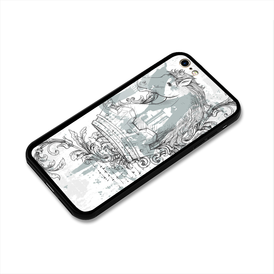 Designous-Vintage Glass Back Case for iPhone 6 6S