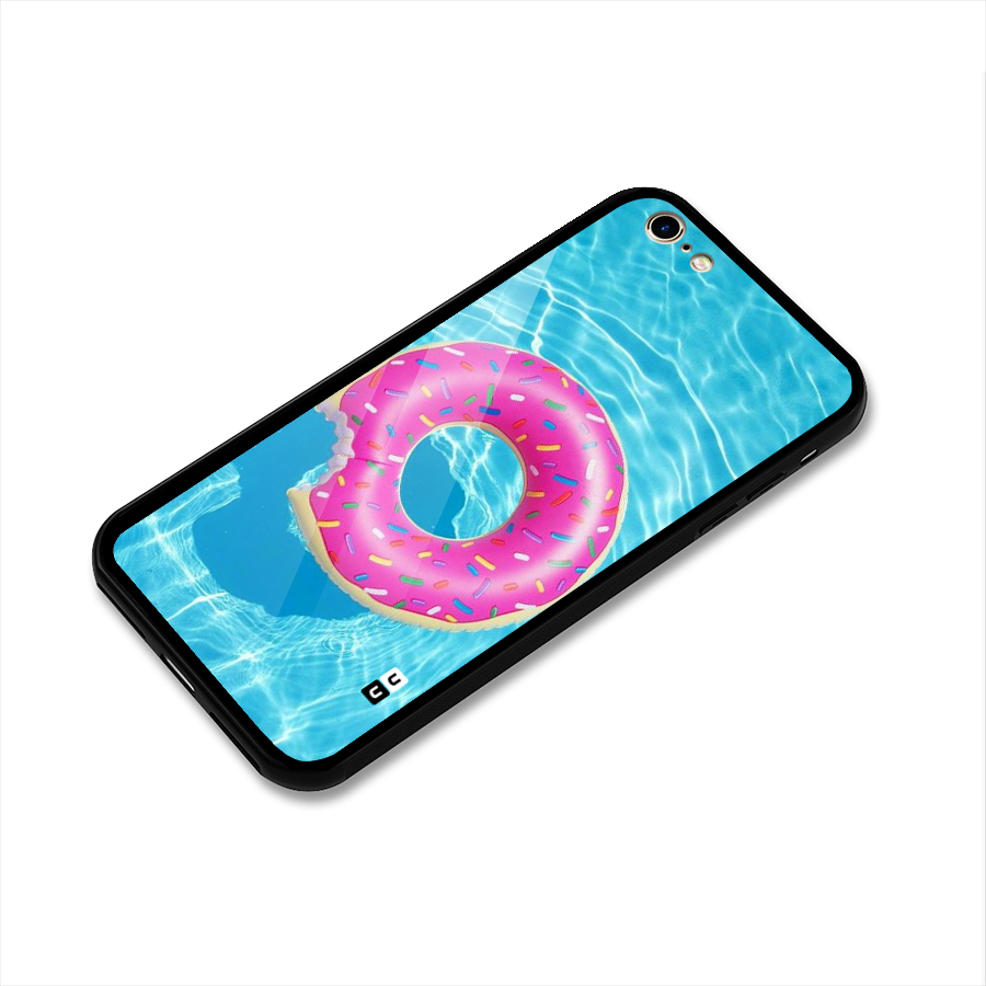 Donut Swim Glass Back Case for iPhone 6 6S